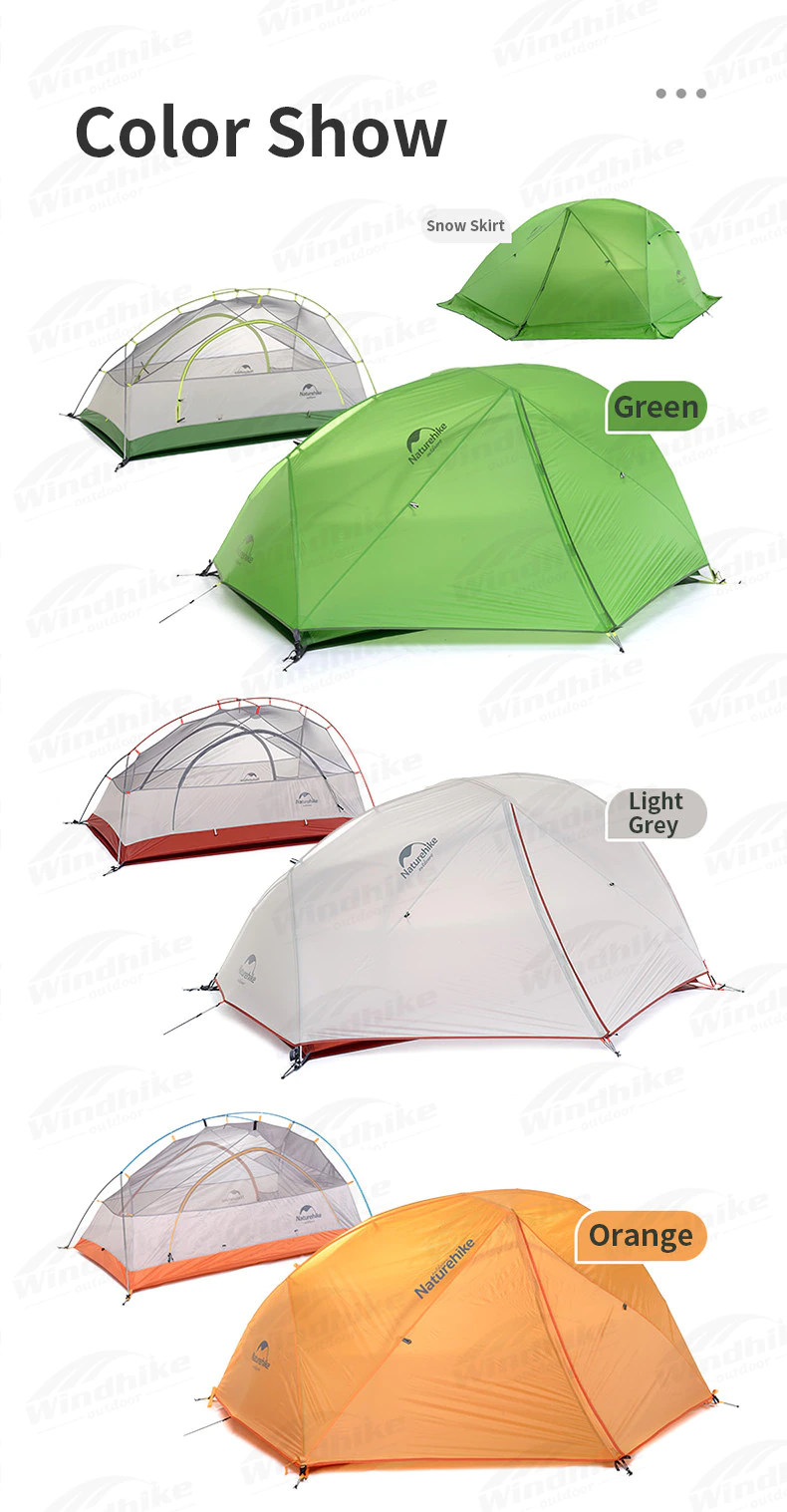 Cheap Goat Tents  Star River 2 Camping Tent 2 Person 4 Seasons 1.8kg Double Layer Rainproof Tent Outdoor Camping Tourist Tent Tents 